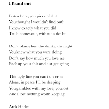 Black Book Of Poems Pdf Arch Hades Poetry I Found Out Hades Poetry Wisdom