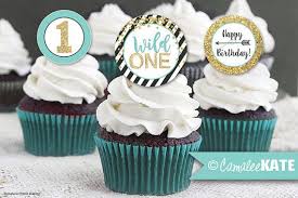 Theme Birthday Cupcake Ideas For Boys Wild One Printable Cupcake Toppers Instant Digital Download 2 Inch Round Disk Can Be Used 1st Boy Birthday Cupcake Toppers Printable Birthday Printables