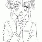 صور انمي بنات بدون تلوين Google Search Cute Coloring Pages Coloring Pages Aesthetic Anime