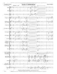 Aztec Celebration Sheet Music Sheet