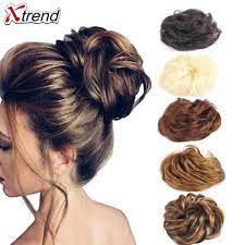 Clip & go synthetic clip in hair extensions. Buy Messy Chignon Curly Hair Bun Ponytails Scrunchie With Rubber Band Hair Clip In Hairpiece Extensions At Affordable Prices Free Shipping Real Reviews With Photos Joom