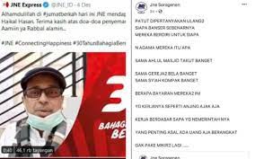 Postingan jne sorogenen kepada banser подробнее. Hapus Video Haikal Boikotjne Trending Berikut Tanggapan Jne Dinamika Jambi