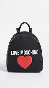 Moschino Love Backpack In Black Modesens Moschino Backpack Moschino Backpacks