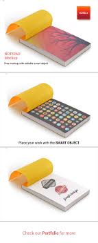 Free Notepad Mockup Psd 6 86 Mb By Jongli Sojal On Behance Mockup Psd Mockup Free Mockup