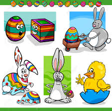 Sortez vos feutres, vos crayons de couleur et donnez des couleurs à la vie. Illustration De Dessin Anime De Happy Themes Hommes De Paques Avec Le Lapin Oeufs De Poulet Ou De Poussin Et De Couleur Clip Art Libres De Droits Vecteurs Et Illustration Image 25211027