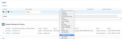 Deployment Step Salesforce Flow Copado Solutions Documentation