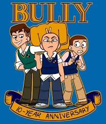 • physical control support, such as stik and so on. Bully To Celebrate The 10th Anniversary Of Bully Her Favorite Video Game Ever Deviantart S Aripng S Distinctive Cartoon Style Fan Art Nails Bullworth Academy S Terrible Trio Of Jimmy Hopkins Gary Smith And