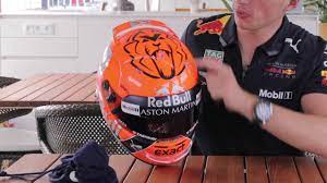 The largest catalog of max verstappen replica helmets is for sale at the best prices. Max Verstappen Reveals His Orange Spa 2018 Helmet Youtube