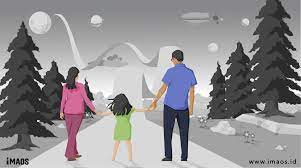 Lifestyle background happy family park icons cartoon. Perbandingan Pengaruh Pola Asuh Ayah Ibu Terhadap Gejala Adhd Anak