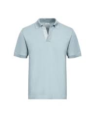 Light Blue Buttonless Pique Polo Shirt Polo T Shirts Pique Polo Shirt Polo