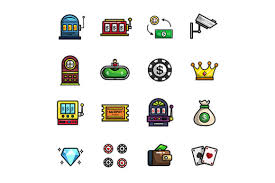 Download Casino Poker Icon Set Full Color Graphic By Icontower Creative Fabrica PSD Mockup Templates