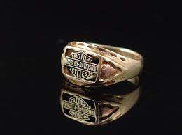 Harley Davidson Ring 10k Black Hills Gold Mens Size By Vintagegemz 180 00 Harley Davidson Rings Black Hills Gold Vintage Harley Davidson