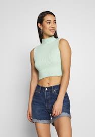 Regular price $22 s/m l/xl print lgbtiqa top. Glamorous Care Crop Top Top Pistachio Mint Zalando De