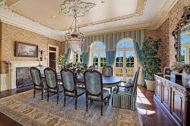 It does not blend with our existing dining room furniture that is a warm rich color wood with golden undertones. Traditional Dining Room With Detailed Ceiling And Rich Upholstery Hgtv
