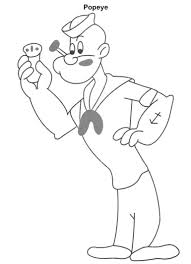 The fictional cartoon character by elzie crisler segar became a hit the instant it was published in the thimble theatre. Popeye Coloring Pages Printable Popeye Coloring Pages Printable In Coloring Home