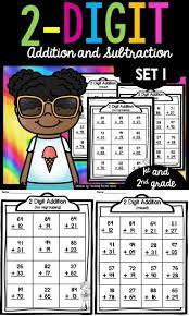 2 Digit Addition Subtraction Use These Printable Worksheets To Help Your 1st 2nd And 3rd Grade Classroom Or Math Operations Learning Math 2nd Grade Math