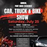 Fort Knox Main Exchange Annual Car, Truck & Bike Show