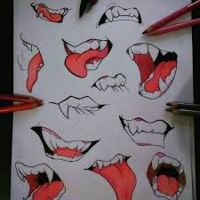 Mouth Teeth Tongue Art Tutorials Anime Drawings Tutorials Art Sketches