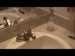 removing hard water stains from sink