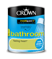Crown bathroom paint colours 2020. Bathroom Paint Crown Bathroom Mid Sheen Feel Fresh 1 B S Commerce