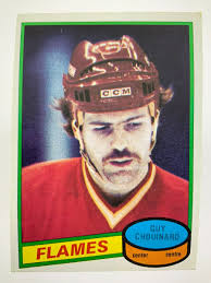 1980-81 Guy Chouinard Calgary Flames 45 OPC O-Pee-Chee Hockey Card BB804