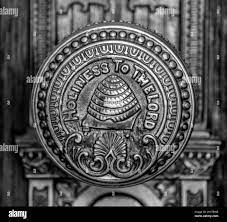 Salt lake temple Black and White Stock Photos & Images - Alamy