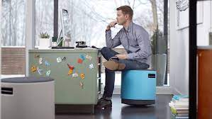 If balance ball chairs aren't your thing, there are some creative alternatives on the market. Turnstone Buoy Active Sitting Task Chair Steelcase