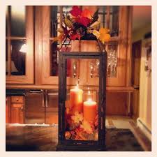 Home Is Where The Heart Is 3 Fall Lanterns Fall Centerpiece Fall Kitchen Decor
