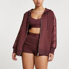 Maybe you would like to learn more about one of these? Brown Zip Up Hoodie River Island