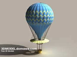 Free Design Elements Hot Air Balloon 3d Model Free Download 1