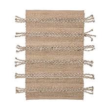 Um ihnen als kunde die wahl des richtigen produkts wenigstens ein fragen klein wenig leichter zu machen, hat unser testerteam. Teppich Gestreift Aus Jute In Beige 100x60 Cm
