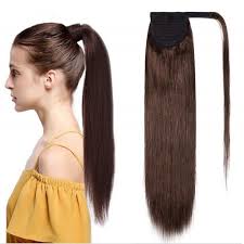 Sachez que ce produit peut également se trouver en cheveux 100% naturel comme tout type d'extension, seulement aujourd'hui, il est plus difficile de. Extension En Queue De Cheval Lisse Cheveux Humain Naturel Clip In Ponytail Extension Wrap Around Facile A Porter 20 Pouces 4 Cdiscount Au Quotidien