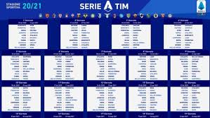 Confira todos os horários e onde acompanhar as corridas de fórmula 1. Serie A 2020 21 Il Calendario Tabellone In Pdf Sport Calcio Quotidiano Net