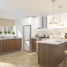 Continue to 12 of 16 below. Oppein Kitchen In Africa U Shaped White Wood Grain Laminate Kitchen Op18 Hpl05