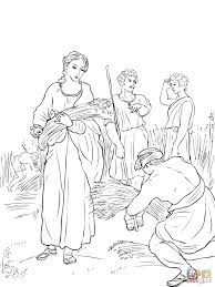 Naomi's two sons grew up and got married. Printable Ruth And Boaz Coloring Pages