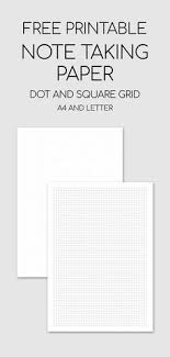 Student note taking printable pack including cornell, lecture, dot, grid, lined paper in a4, a5, letter | by @emmastudies take the most effective and efficient study notes with these reuseable paper. Free Printable Note Taking Paper Dot And Square Grid Free Printable Notes N Paper Template Free Printable Printable Graph Paper Printable Notes Templates