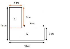 Compound Shapes How To Find The Area Of An L Shape Maths Area L Shape Finding Area
