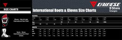 dainese glove sizing images gloves and descriptions