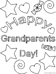 37+ grandparents coloring pages for printing and coloring. Happy Grandparents Day With Candies Coloring Page Coloringall