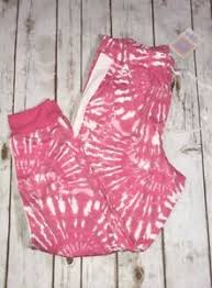 Details About Xl Lularoe Jax Breast Cancer Awareness 2019 Pants Joggers Tie Dye Pink White Nwt