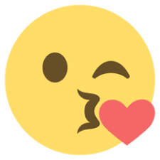 Face Blowing A Kiss On Emoji One 2 2 5 Emoji Kiss Emoji Custom Sign