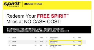 Magsformiles And Spirit Airlines Free Magazines Offer