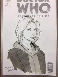 Drawing Of Jodie Whittaker As The 13th Doctor By Kelly Yates Doctor Who Drawings Doctor Who Art Doctor Who