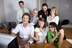 Why do some people point at other people? Young People Laughing And Pointing At The Computer Screen Stock Photo Picture And Royalty Free Image Image 5880799