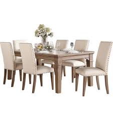 Find the right table and chair set for your busy & creative kids. Topline 7 Piece Dining Set Table 6 Chairs Walmart Ca 7 Piece Dining Set Kitchen Dining Sets Dinning Table Set