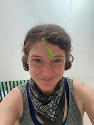 No caterpillars, probably leaves and small twigs though 😂