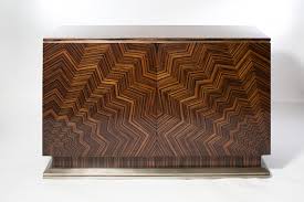 Macassar Ebony Two Door Cabinet With Sunburst Veneering And Bronze Finish Metal Leaf Details Art Deco Furniture Deco Furniture Furniture Inspiration