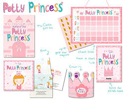 Princess Potty Training Gift Set With Book Potty Chart Star Magnets And Reward Crown For Toddler Girls Comes In Castle Gift Box