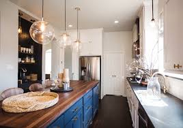 You can also find it at kitchen. White Kitchen With Navy Blue Island Home Bunch Interior Design Ideas