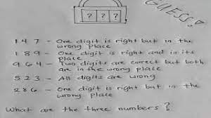 Maybe you would like to learn more about one of these? Logic What Are The Three Numbers Crack The Code Viral Puzzle Youtube